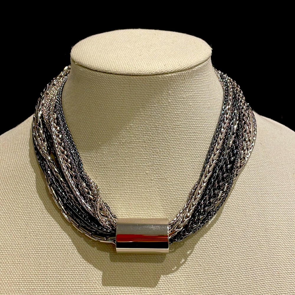 - Chain chocker necklace by Caroline Neron
